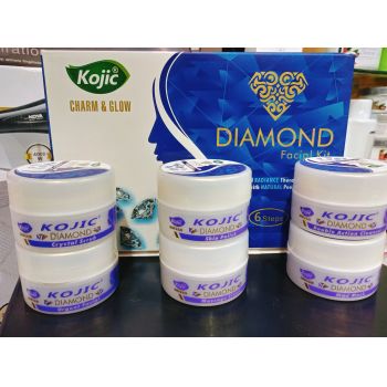 Kojic Diamond 6Step Facial Kit Advanced Radiance Therapy 100g